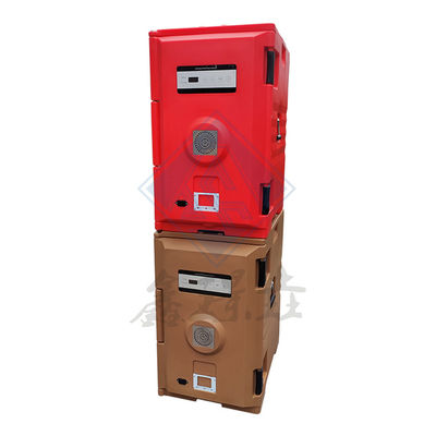 53x33.5x51cm Tamanho interno LLDPE de qualidade alimentar Plástico de calor Elétrico Caixa de alimentos aquecedora com espuma PU