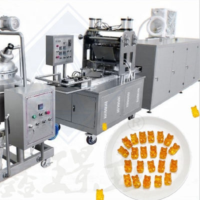 Feito 300Kg/h Hard Candy Nice Machine para doces de caramelo e Lollipop Bear Making Line