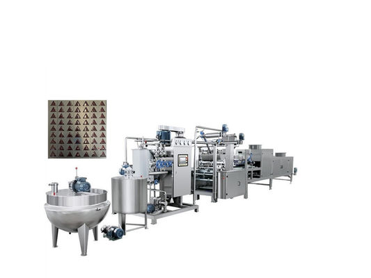 Máquina automática industrial de 150 kg/h de doces duros para a produção de doces de caramelo e chupa-chupa