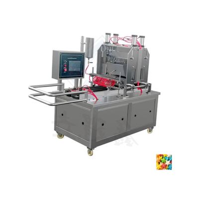 Anéis de feijão assortados personalizáveis Máquina de depósito de gomas para confeitos doces