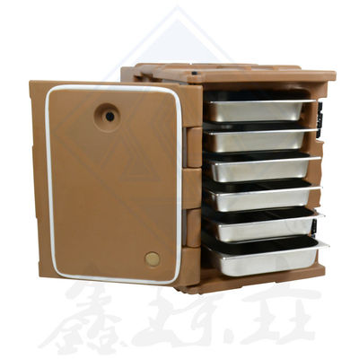 90L de aço inoxidável PE chafing prato aquecedor de alimentos para moldagem rotacional caixa isolada