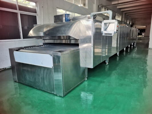 Forno a gás de Shanghai Forno de rotinaria Tecnologia avançada para snacks Forno de túnel