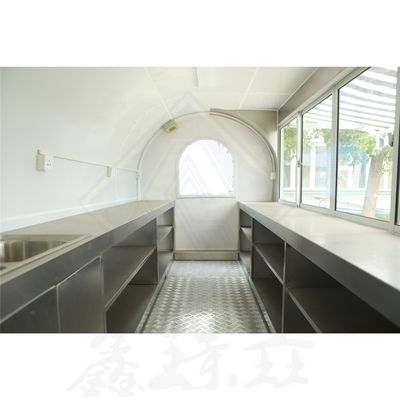 Nice Design Mobile Customized Industrial Round Model Mobile Hot Dog Café Food Truck