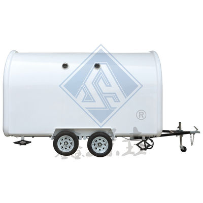 300*160*230 CM aço galvanizado duplo eixo Nice Design móvel com canopy Food Truck