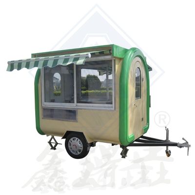 Caminhão de alimentos móvel de eixo duplo de 350 cm personalizado com cobertura e água