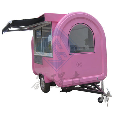 2.5M Duplo Eixo Modelo Redondo Industrial Personalizado Caminhão Móvel de Alimentos com Canopy