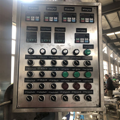 45kw Consumo de eletricidade Wafer Biscoito Snack Making Machines Full Automatic 50kg/h