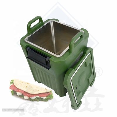 Máquina de caixa de pizza isolada conveniente e durável para restaurante servir prato de chafing