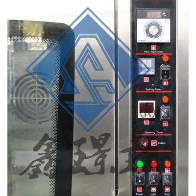 Alta produtividade aço inoxidável 8 bandejas Forno de ar quente de aquecimento elétrico