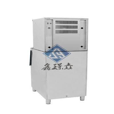 Máquina de cubos de gelo de auto-serviço de aço inoxidável com tensão de 380v e capacidade de 24 horas