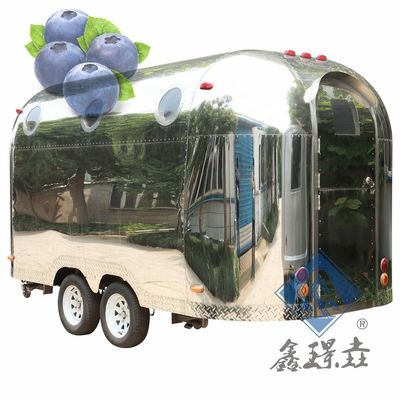 Caminhões de comida de segunda mão Longa vida útil e estilo de luxo Grill móvel