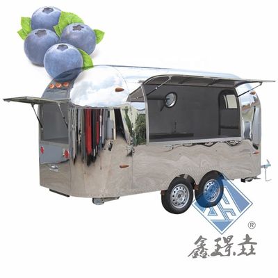 Caminhões de comida de segunda mão Longa vida útil e estilo de luxo Grill móvel