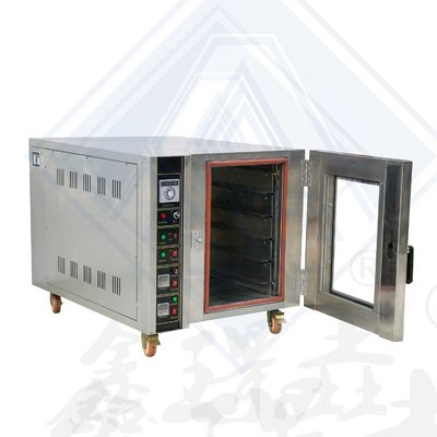 Forno de convecção de ar quente de 5 bandejas para fabricação de pão multifuncional