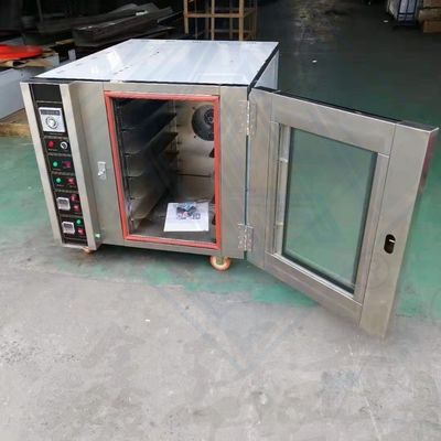 Forno de convecção de ar quente de 5 bandejas para fabricação de pão multifuncional