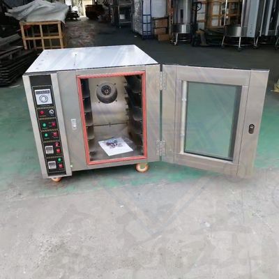 Forno de convecção de ar quente de 5 bandejas para fabricação de pão multifuncional