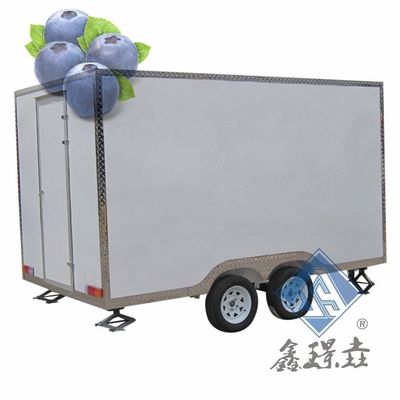 Caminhão de comida multifuncional Caminhão de comida rápida com cozinha completa e cozinha de corrente aérea