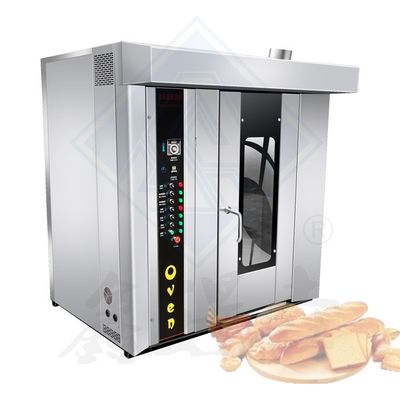 16 bandejas Forno rotativo para padarias, hotéis e máquinas Função 100 kg/h