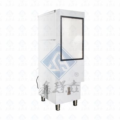 Máquina de fabricação de gelo comercial com alta produção e capacidade de armazenamento de gelo de 900 kg