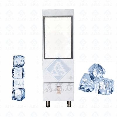 Máquina de fabricação de gelo comercial com alta produção e capacidade de armazenamento de gelo de 900 kg