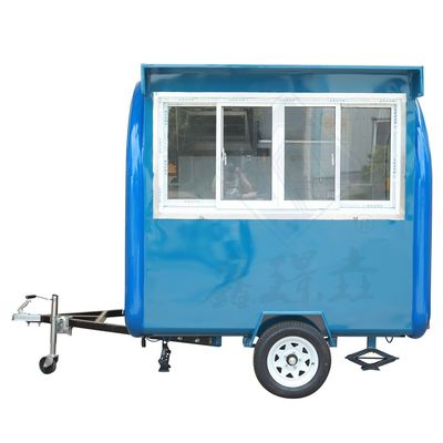 1000 PCS/Mês Trailer de comida personalizado com quiosque de comida de rua de aço galvanizado