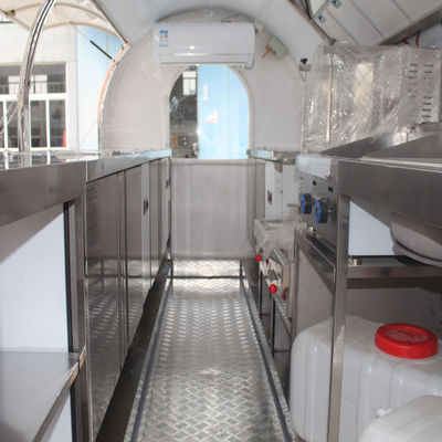 1000 PCS/Mês Trailer de comida personalizado com quiosque de comida de rua de aço galvanizado