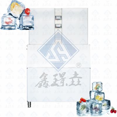 Fabricante de gelo de barras de aço inoxidável para produção rápida e de gelo em ambientes comerciais