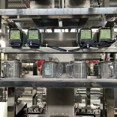 200-300 kg/h Máquina de fabricação de doces de geleia de doces duros com depósito de doces moles