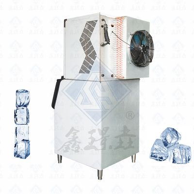 Máquina de fabricação de cubos de gelo comerciais de aço inoxidável para bares e supermercados movimentados
