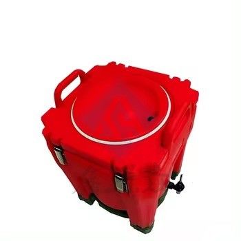 Container isolado de 20 litros para artigos de restauração 39 cm x 39 cm x 44,5 cm sem bandejas de alimentos