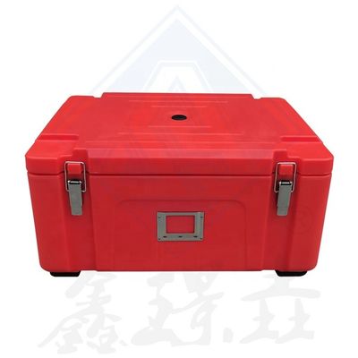 Caixa de almoço isolada de forma redonda Equipamento mecânico de cozinha com prato de esfregão