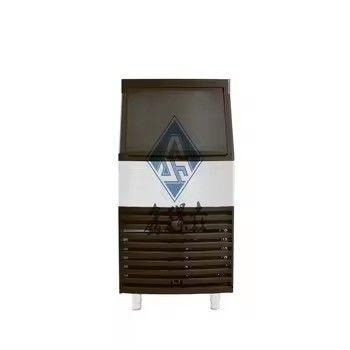 Máquina de fabricação de gelo de cubo comercial Máquina automática de fabricação de gelo de cubo com aço inoxidável