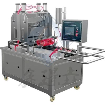 Máquina automática elétrica de gomas para fabricação de doces duros em plantas de processamento de alimentos