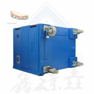 Caixa de peixe comercial isolada ecológica para armazenamento e conservação de alimentos