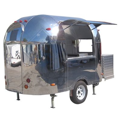 Caminhão de comida personalizado de aço inoxidável de 1000 kg com equipamentos completos de cozinha de restaurante