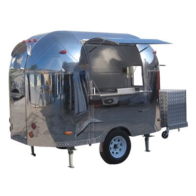 Caminhão de comida personalizado de aço inoxidável de 1000 kg com equipamentos completos de cozinha de restaurante