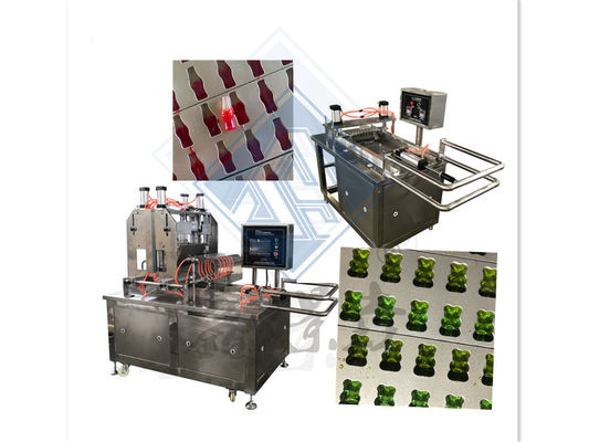 Pequenas Empresas Essenciais 500KG máquina de moldagem para chocolate Toffee Lollipop Gummy Bear