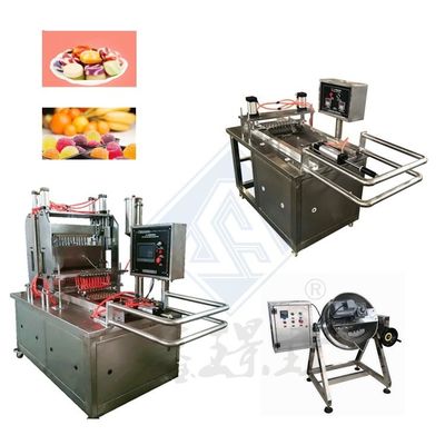 Máquina de 500 kg de doces de borracha Depositando doces duros com alta produtividade