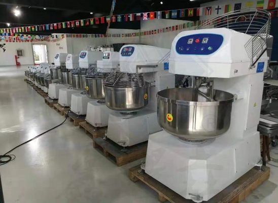 Máquina de mistura de massa de pizza industrial que mistura farinha de trigo com alta capacidade de produção