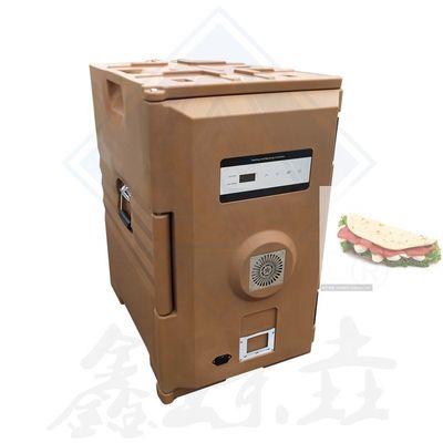 Caixa de almoço isolada de restaurante com função de aquecimento de alimentos e camada interna de aço inoxidável