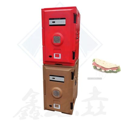Caixa de almoço isolada de restaurante com função de aquecimento de alimentos e camada interna de aço inoxidável