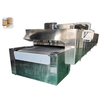Forno de túnel elétrico para biscoitos de pão francês perfeitamente crocantes 7/8/10m