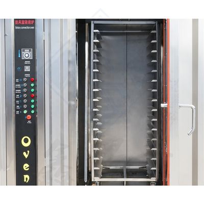Tamanho do tabuleiro 400*600 mm /Equipamento europeu de fornos rotativos a diesel para alta produtividade
