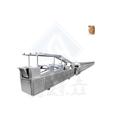 Forno de 500 kg/h Biscoitos Crisp Duros Cupcake Automático Túnel Elétrico Forno 7m