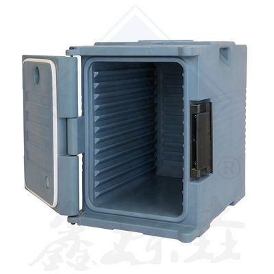 Caixa de entrega de transporte de peixe isolada com construção e design de aço inoxidável