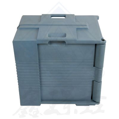 Caixa de entrega de transporte de peixe isolada com construção e design de aço inoxidável