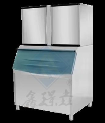 Máquina simples e durável para fazer cubos de gelo 430x520x800 para arrefecimento por ar Refrigerador por água