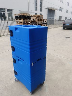 Caixa de refrigeração com gelo isolante para equipamentos mecânicos de cozinha de longa duração em restaurantes