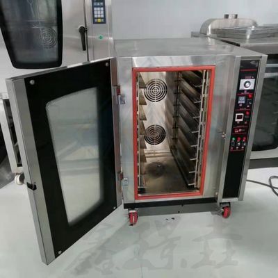 8 bandejas Ar quente Eletrônico aquecimento Convecção Forno para assar Pão Bolo Biscoito Pizza