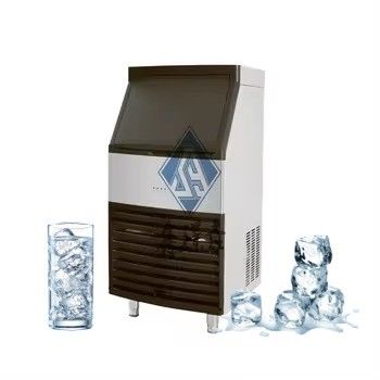 Máquina de fabricação de cubos de gelo de aço inoxidável comercial 22*22*22mm