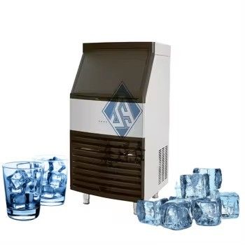 Máquina de fabricação de cubos de gelo de aço inoxidável comercial 22*22*22mm